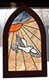 Dove Arched Window